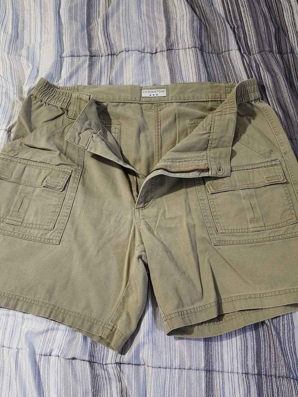 Covington Men's Olive Cargo Utility Shorts